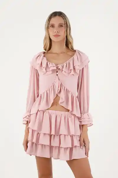 Camisa Libertad Rosado Talla 03 L