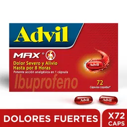 Advil Max Cápsulas Líquidas (400 mg)
