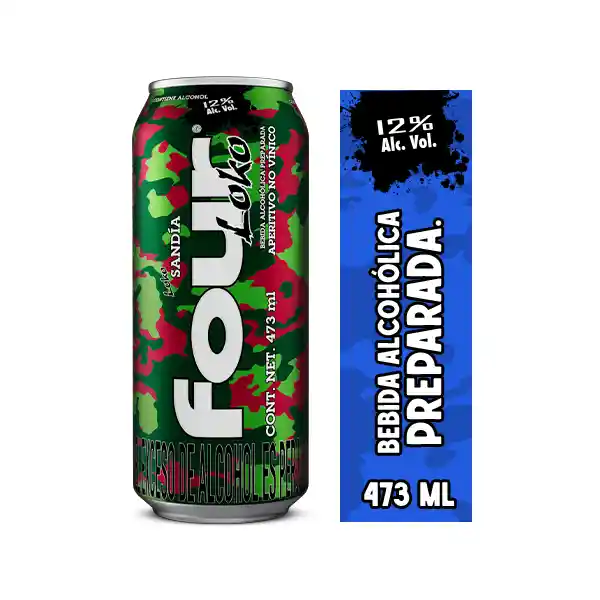 Four Loko Bebida Alcohólica Preparada Sabor Sandía