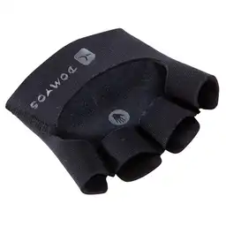 Domyos Guantes Gimnasio Grip Pad Training Negro Gris Talla L/XL