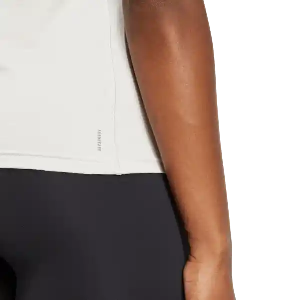 Adidas Camiseta Tr-Es Logo T Entrenamiento Mujer Gris Talla M