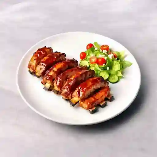 Costillas De Cerdo A La Bbq