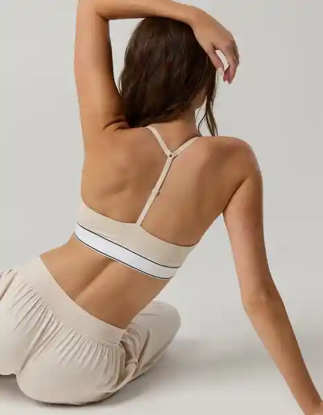 Tops Aerie Beige Talla Small 1629119 American Eagle