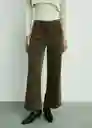 Jean Catherip Khaki Talla 42 Mujer Mango