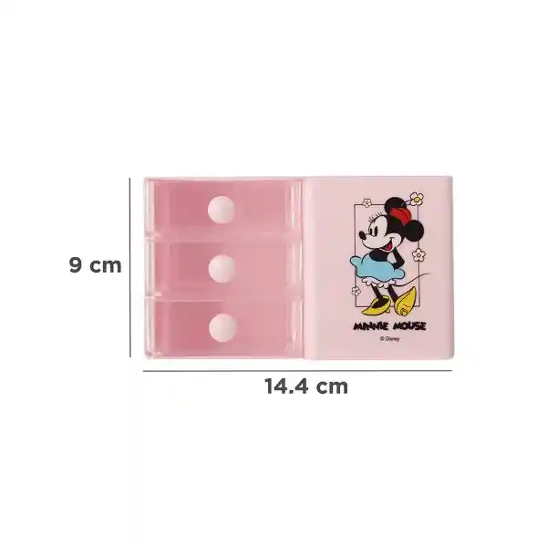 Organizador Plástico de Tres Capas Para Escritório Minnie Miniso