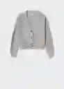 Chaqueta Cárdigan Ille Gris Claro Talla 20 Teen Niñas Mango