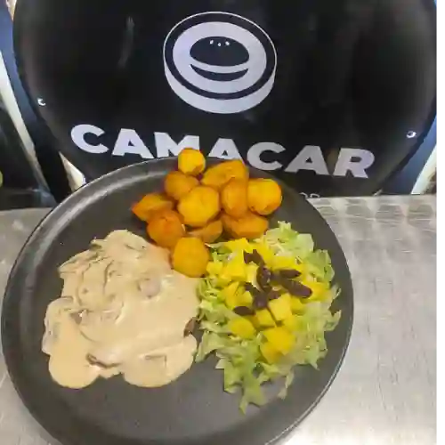 Lomo de Cerdo en Salsa de Champiñones
