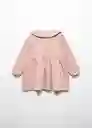 Vestido Ribis Niñas Rosa Talla 71 Mango