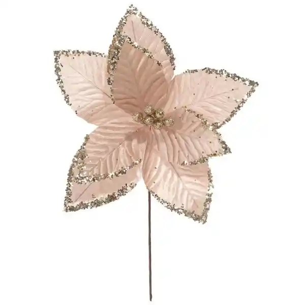 Flor Ponsetia Champana 8P 40 cm 831-Amx006-2422N Finlandek