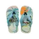 Sandalias Baby Disney Beige Paja/Azul Talla 21 4137007 Havaianas