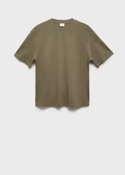 Camiseta Anouk Khaki Talla M Hombre Mango