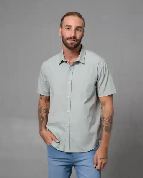 Camisa Hombre Verde S 110F001_VER146008 Rifle
