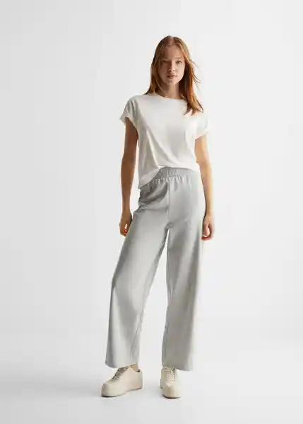 Pantalón Suavet Gris Medio Vigoré Talla 20 Mango Teen Girl Mango