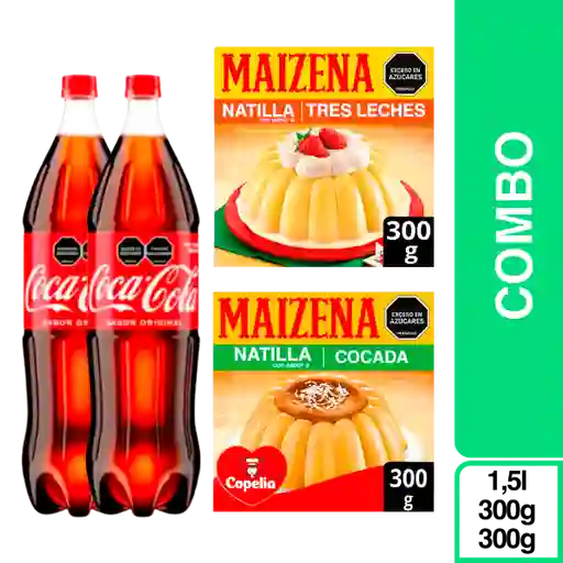 Combo Natilla Arequipe + Natilla Tresleches + Coca-Cola