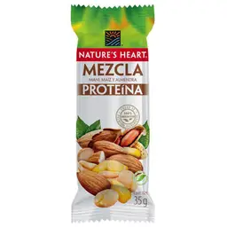 Nature's Heart Pasabocas Mezcla Proteína 