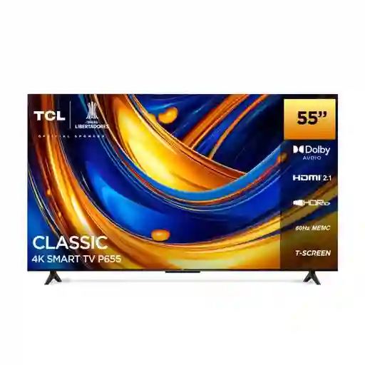 Tcl Televisor LED 4K UHD 55" 55P655