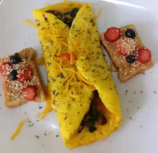 Omelette con Champiñones