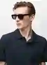 Camiseta Polo Rea Navy Talla M Hombre Mango