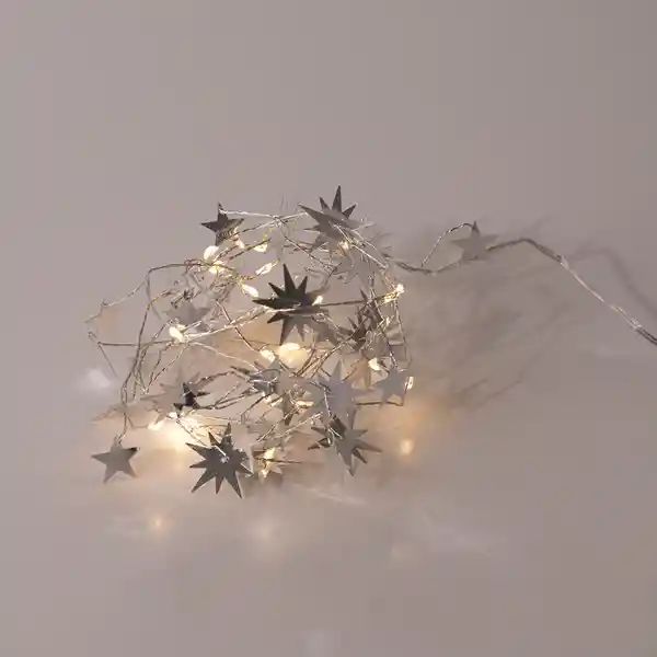 Luz Led 20 Mini Confetti Navidad 2.2 m Diseño 0006