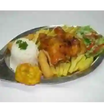 Bandeja con Pollo