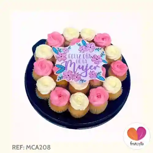 Minicupcakes X 20 Feliz Dia de la Mujer