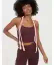 Top Deportivo Aerie Vinotinto Talla: X-Large American Eagle
