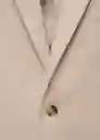 Blazer Americana Milan Beige Talla 46 Hombre Mango