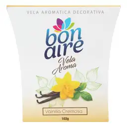 Bonaire Vela Aromática Decorativa Aroma a Vainilla Cremosa