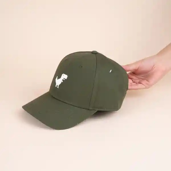 Gorra de Béisbol Bordada Dinosaurio Serie Verde Miniso