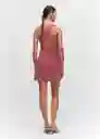 Vestido Bosco-H Rosa Talla S Mujer Mango