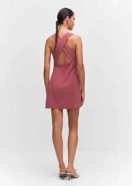 Vestido Bosco-H Rosa Talla S Mujer Mango