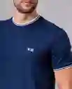 Camiseta Hombre Azul XL 100G100_AZU193928 Rifle