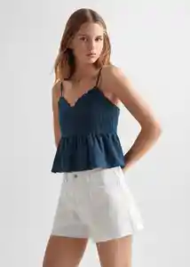 Blusa Free Turquesa Talla 18 Teen Niñas Mango