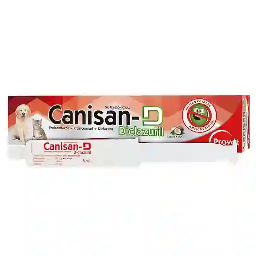 Canisan D Suspensión Oral 2.5 mL (250 mg / 50 mg / 75 mg)