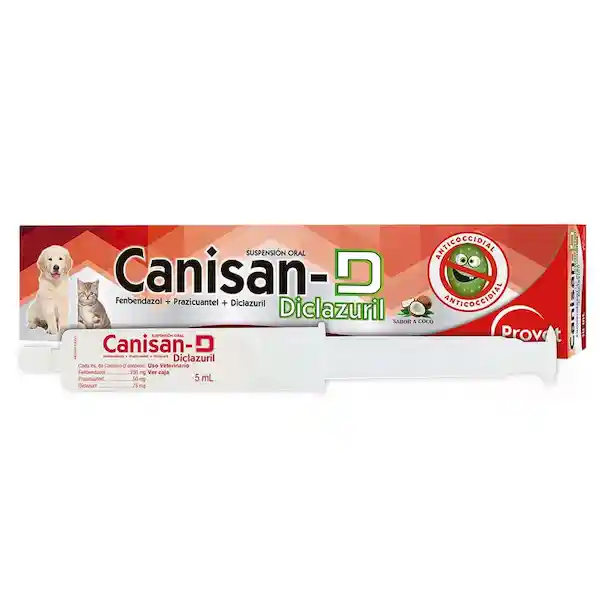 Canisan D Suspensión Oral 2.5 mL (250 mg / 50 mg / 75 mg)