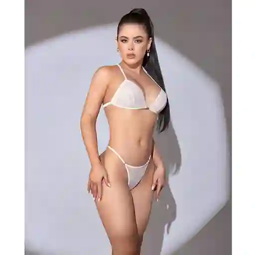 Conjunto Selena Blanco Cereza Lingerie