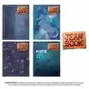 Jean Book Cuaderno Rayado Argollado Tapa Dura 80 Hojas