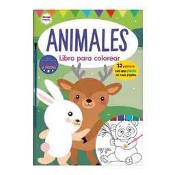 Libro Para Colorear Acuarela Animales - Mammoth