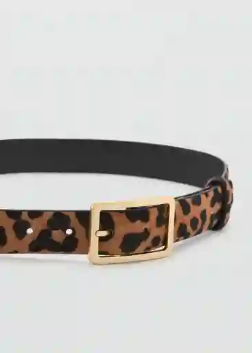 Cinturón Leo1 Marron Talla M Mujer Mango