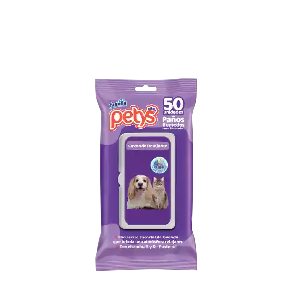 Petys Paño Húmedo Lavanda Relajante