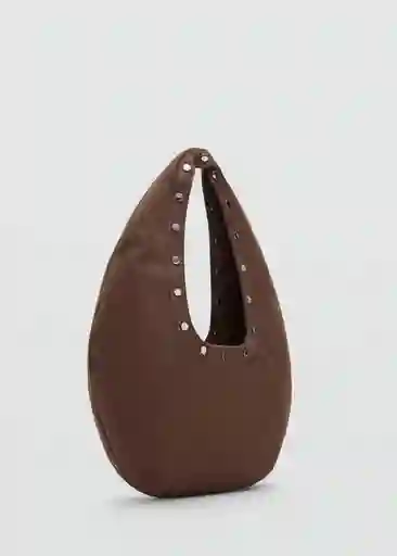 Bolso G Dru Chocolate Talla 99 Mujer Mango