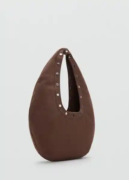 Bolso G Dru Chocolate Talla 99 Mujer Mango