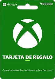 Tarjeta Regalo Xbox Live $100.000