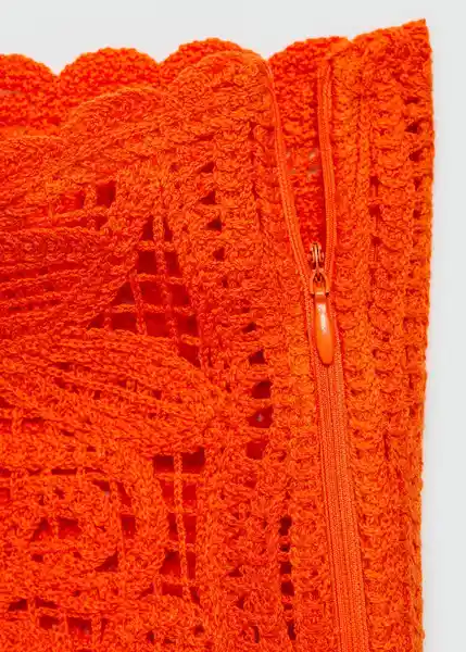 Short Esteba Naranja Talla L Mujer Mango