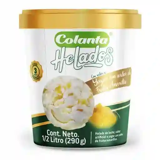Colanta Helado Yogur Con Frutos Amarillos