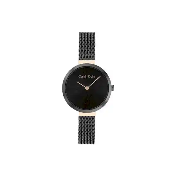 Reloj Minimalistic T Bar Para Mujer Negro 25200084 Calvin Klein