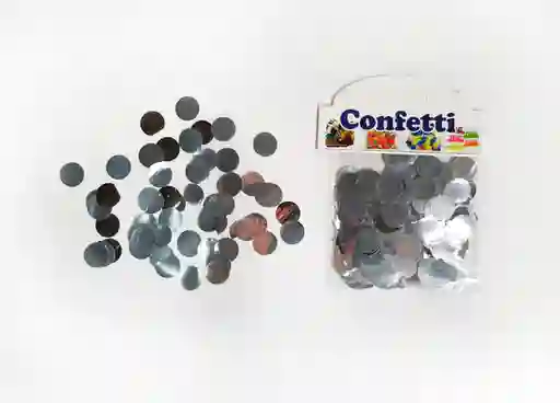 Confetti Metalizado Plata