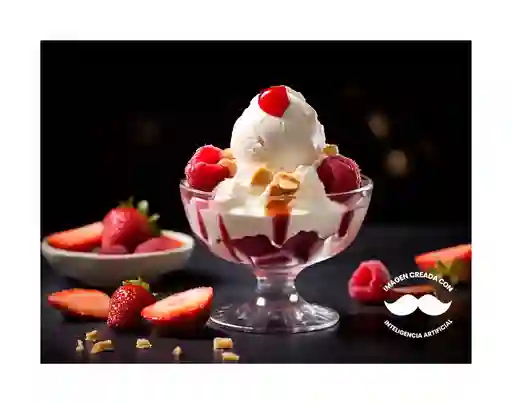 Frutos Del Bosque Especial con Helado