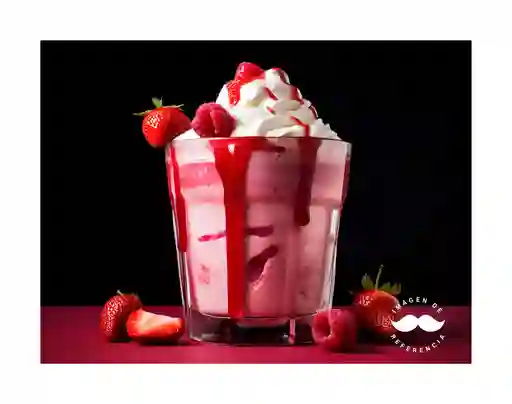 Frappé Cremoso de Frutos Rojos