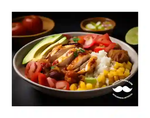 Bowl de Pollo Desmechado